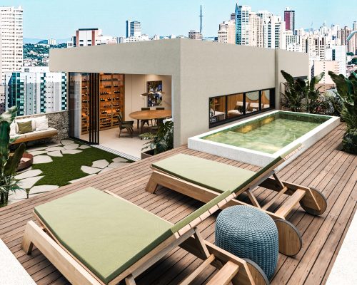 01. Área externa com piscina